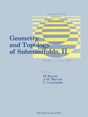 cover image of Geometry and Topology of Submanifolds Ii